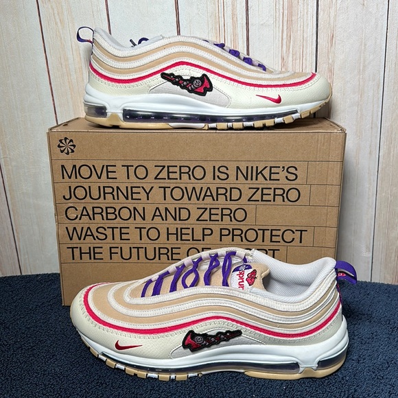 Nike Other - Nike Air Max 97 SE ‘Air Sprung Sail Pink Purple’ - sz12